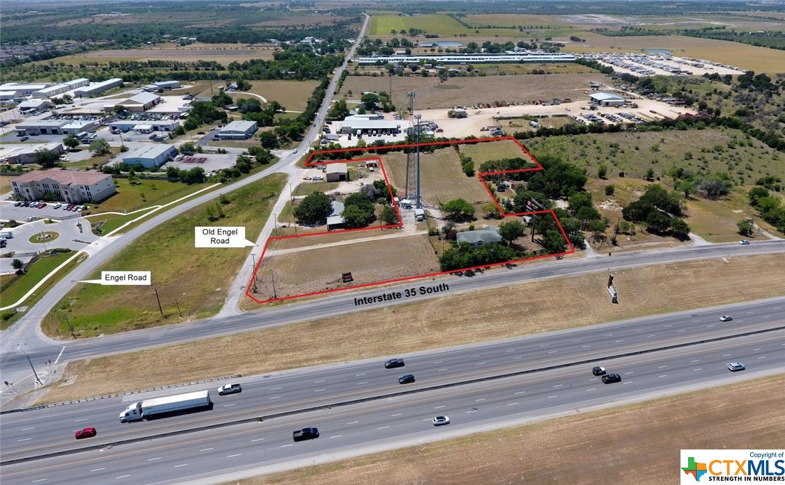 • Unique property with income producing assets
• Multi-use site M-1, Commercial
• Excellent frontage on IH-35 & visibility
• Approx. 430 ft of frontage on IH-35 South
• Approx. 260 ft frontage on Old Engel Road
• Great access, located at Exit 182
• Income producing – Cell Antennas and Billboard
• Potential long-term investment with monthly income in place
• Super site for Commercial, Storage, Industrial