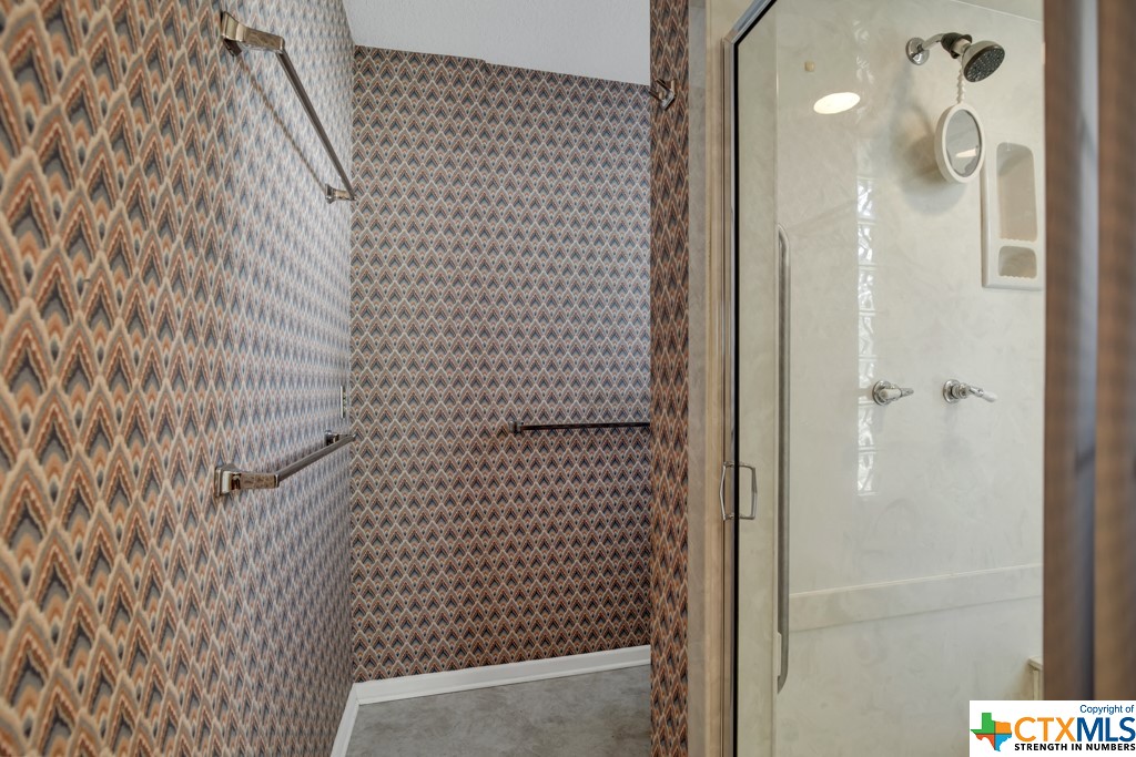 Master Shower and Water Closet