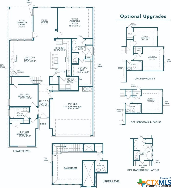 Wimberly - Standard Floor Plan with Options