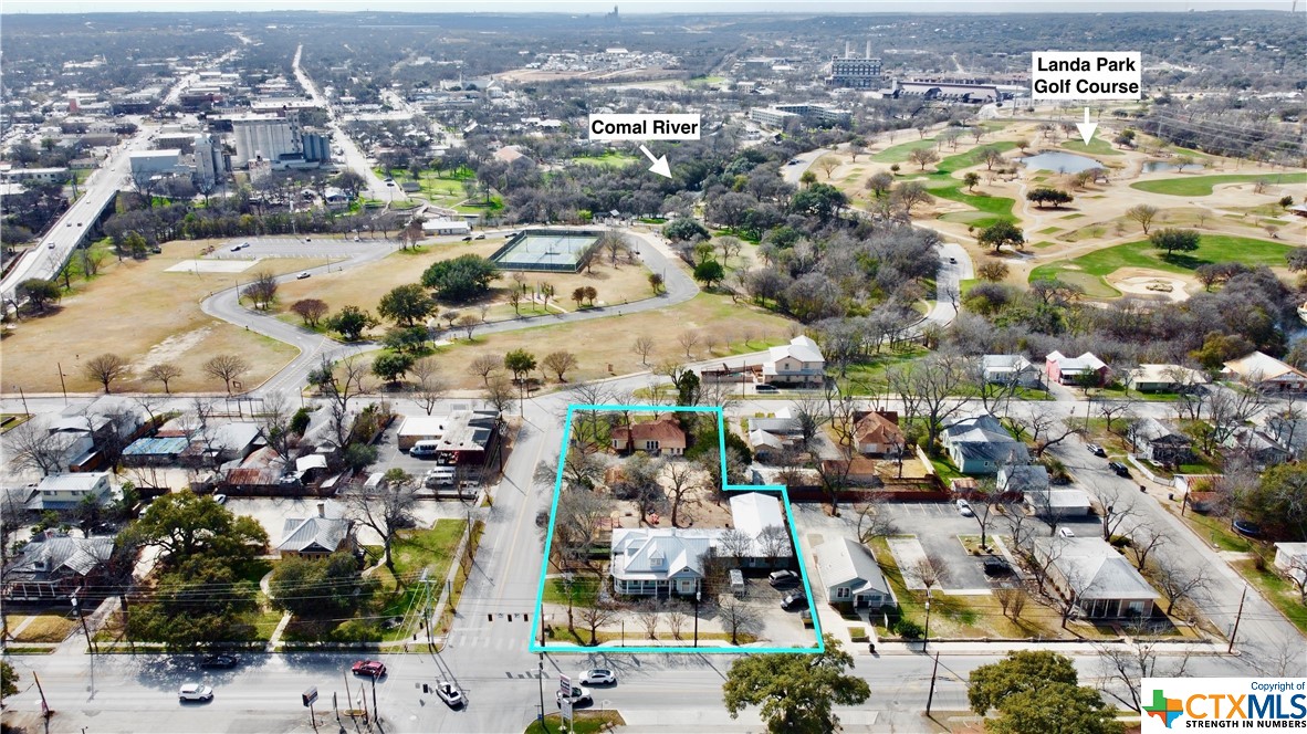 This location is in the heart of everything New Braunfels. Walking distance to Schlitterbahn, Prince Solms Park, Landa Golf, Comal River, and downtown. The sale of this property comes with the adjacent property at 112 N. Liberty. These properties combined offer endless opportunities for an investor. Enjoy three street fronts (Union, Common, and Liberty) in one of the busiest parts of the city. Combining these properties offers .79 total acres and two usable structures. One which is currently being used as an active day care and has been in business for over 30 years.