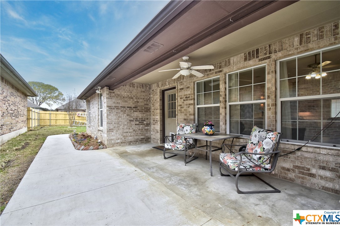 Relax, dine or entertain, this extended covered patio can be all that!