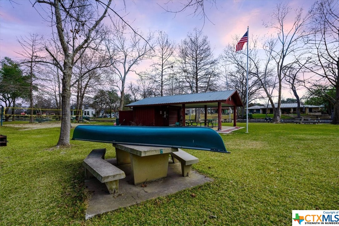 Those who like to be active will appreciate the ease in which you can take out your canoe or even enjoy a game of sand volleyball. And a private, covered pavilion offers shade in the hot summer months.