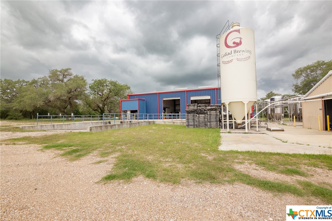 Turn key brewery located in Goliad County. This property is business ready for your next beer garden, wedding venue or tourist attraction. Two large warehouses, 60 X 32 warehouse and 80 X 40 warehouse with 40 X 21 refrigerated storage room and loading dock. Warehouses contain top of the line fully functioning stainless steel brewery equipment that conveys with sale. Property also features a 300sqft. entertainment stage with office/backstage room and storage area. Two large patios with seating. Large oak trees with picnic table seating. RV hookups. Public restrooms. Storage shed and ample parking. Property sits on 46 acres with 3 stock tanks, walking trails, second gated entrance and endless opportunities. 

All equipment conveys with sale. Goliad Brewing Company beer recipes available. Trademark for Zaragoza beer available. Blueprints for restaurant addition available. 

LOCATION: 
30 min from Victoria, TX
1 hour 45 min from San Antonio, TX
1 hour 30 min from Corpus Christi, TX