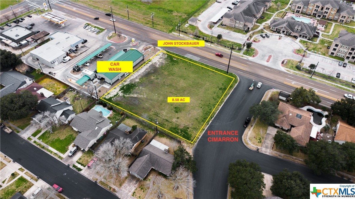 Prime Corner Commercial Lot with GREAT Traffic!!  Road Frontage!!  Ready for you to develop!  Ideal Location as Victoria continues to grow!!!  Close proximity to Loop 463, Victoria Mall, all amenities! 

 Situated on corner of Cimarron and John Stockbauer!  

Check with City of Victoria Planning Services regarding developing on this property.  Survey​​‌​​​​‌​​‌‌​‌‌‌​​‌‌​‌‌‌​​‌‌​‌‌‌ available!