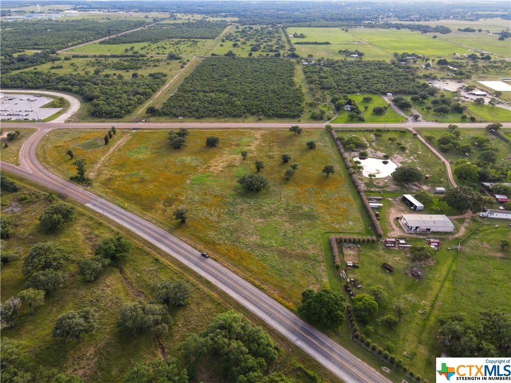 Great industrial location with Hwy frontage on the East (900') and West (1200') sides of property. The location is great being a central location between Houston, Austin, San Antonio and Corpus Christi.