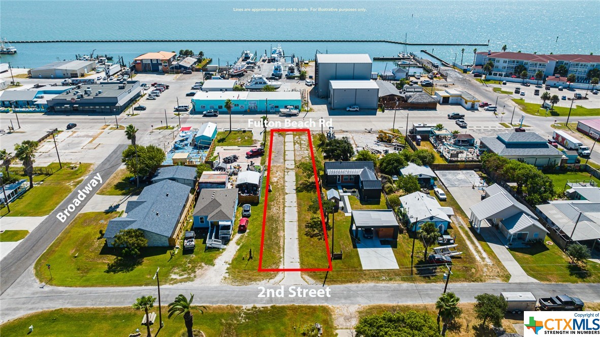 GREAT MULTI-USE COMMERCIAL LOT IN FULTON, TX WITHIN WALKING DISTANCE TO ALL FULTON HAS TO OFFER. JUST ONE BLOCK TO ARANSAS BAY AND FULTON HARBOR. THIS LOCATION IS A HIGH TRAFFIC AREA AND HAS PUBLIC PARKING ALREADY ESTABLISHED ON SOUTH FULTON BEACH RD. THE LOT ALSO HAS FRONTAGE ON S. SECOND ST. THIS PROPERTY IS JUST MINUTES FROM ROCKPORT BEACH AND THE HERITAGE DISTRICT. A RECENT SURVEY IS ON FILE.