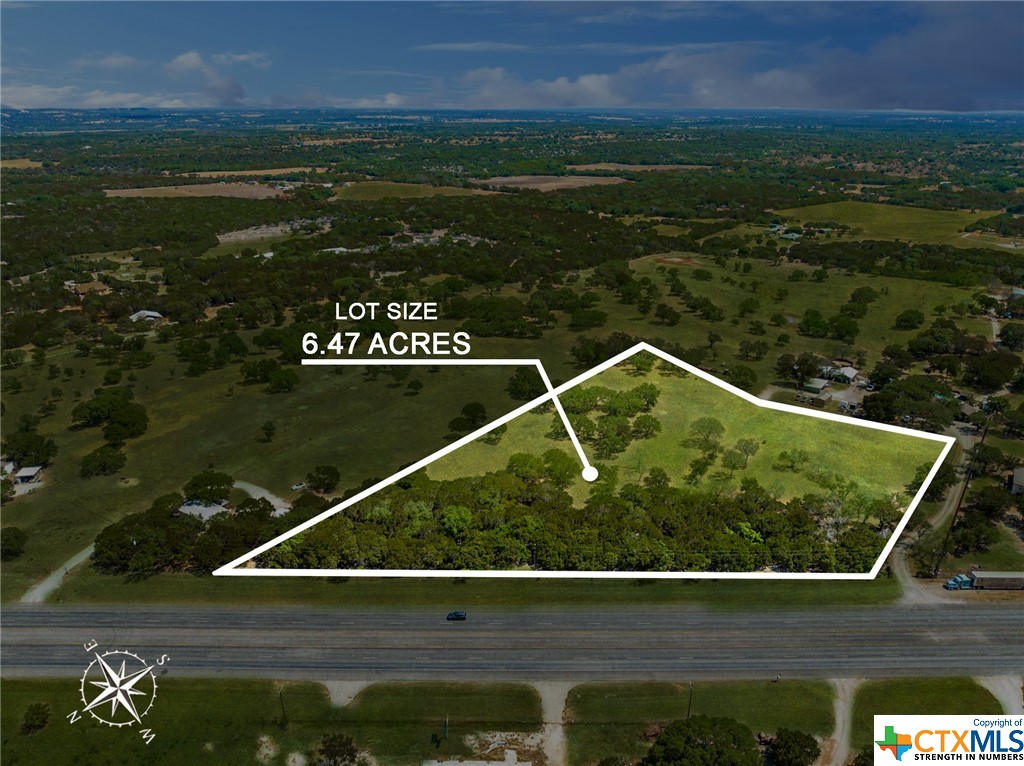 **Owner financing terms = 7.35% interest on 5 year balloon on 25 year amortization with minimum 15% down payment** 6.47 acres, lightly restricted, fronting Highway 190, just 5 miles east of Lampasas with 566 feet of frontage. Low tax rate of 1.36%. Additional contiguous tract (4.14 acres)fronting Highway 190 (8292 E Highway 190) available as well. Phenomenal forecasted population growth. Come build that secluded dream home or have a highway exposure business! Relatively level ground that's ideal for a homestead or development. May purchase with 8292 HWY 190 (~4.14 acres + home). See MLS #520922.