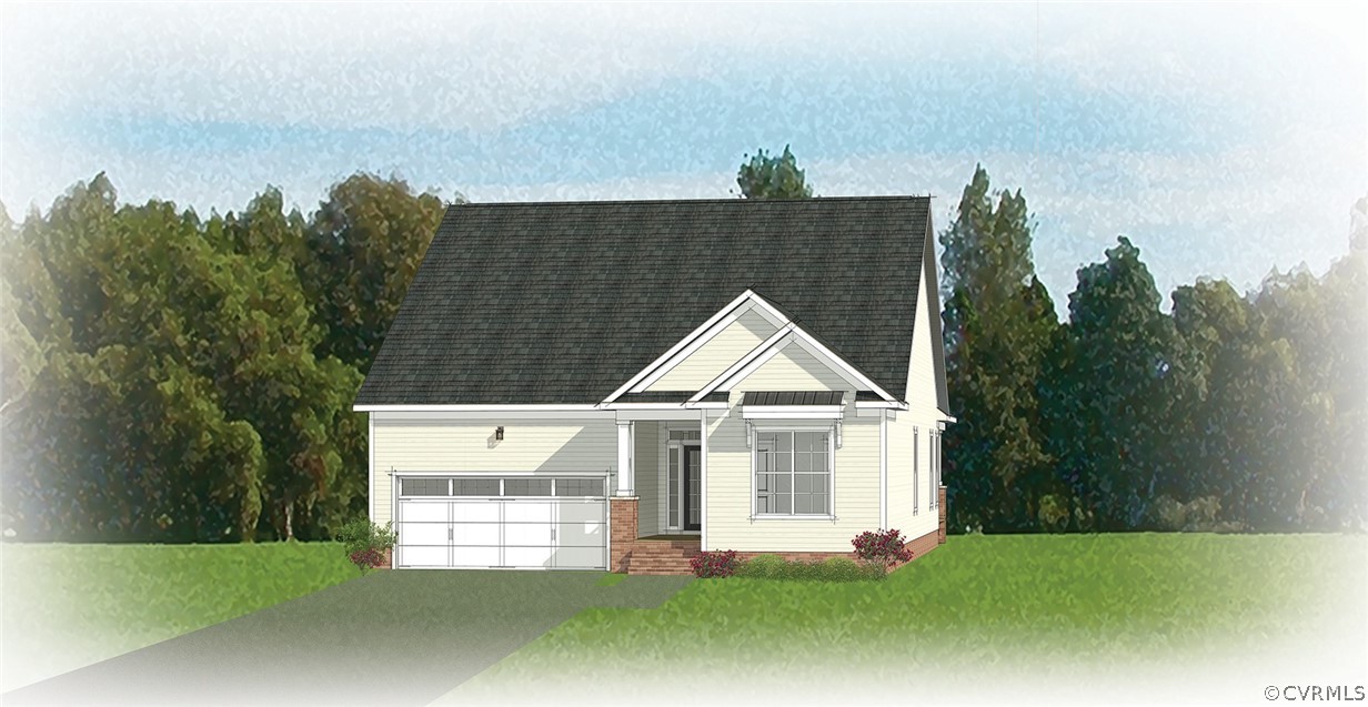 The Magnolia Plan. Exterior rendering may demonstrate optional features.