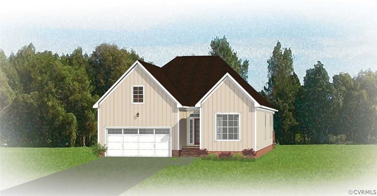 The Magnolia Plan. Exterior rendering may demonstrate optional features.