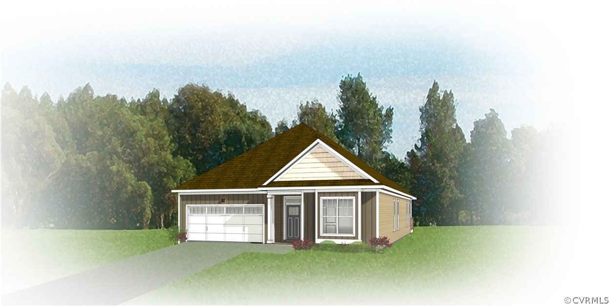 The Cedar Plan. Exterior rendering may demonstrate optional features.