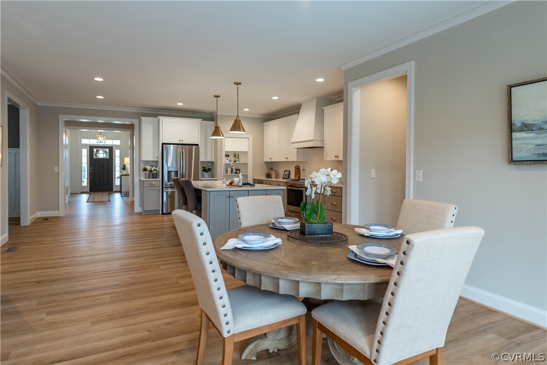 Photos of Fulton model home in the community. Optional features and finishes may be demonstrated.