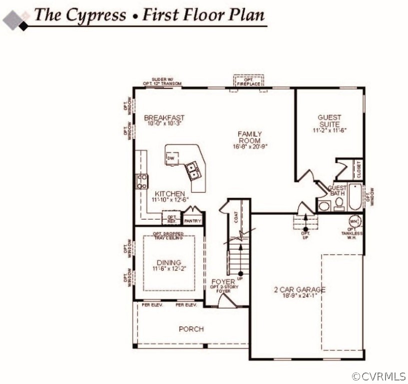 The Cypress features 4 bedrooms, 3 baths, and a side load garage. Enjoy resort style living in this premier community w/ world-class amenities! Brickshire is centrally located less than 30 minutes from both Richmond and Williamsburg.
