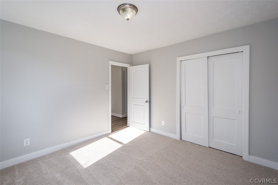 1st Floor Bedroom 2: New Carpet/Door/Paint