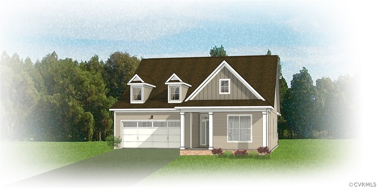 Rendering is of the Magnolia Plan with European Architectural Style.