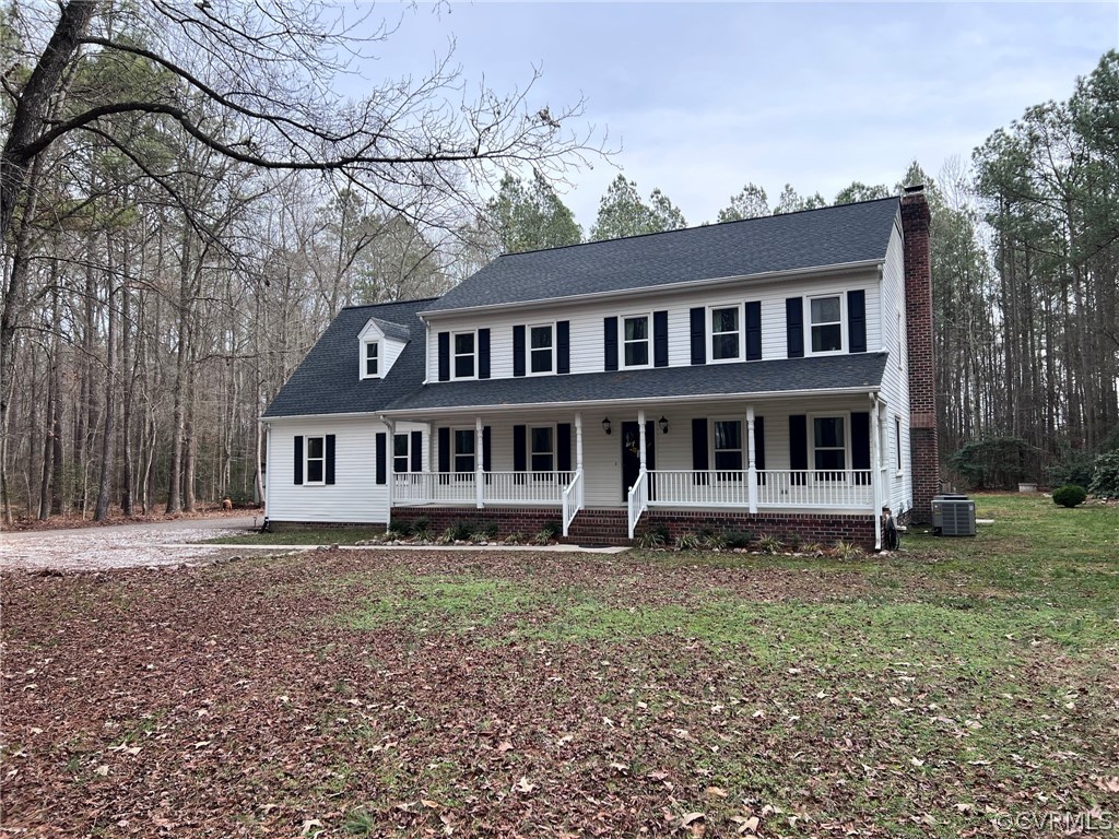 PRIVACY - LOVELY 3100 SQ FOOT COLONIAL SITUATED ON 6.7 PRIVATE WOODED ACRES!!!