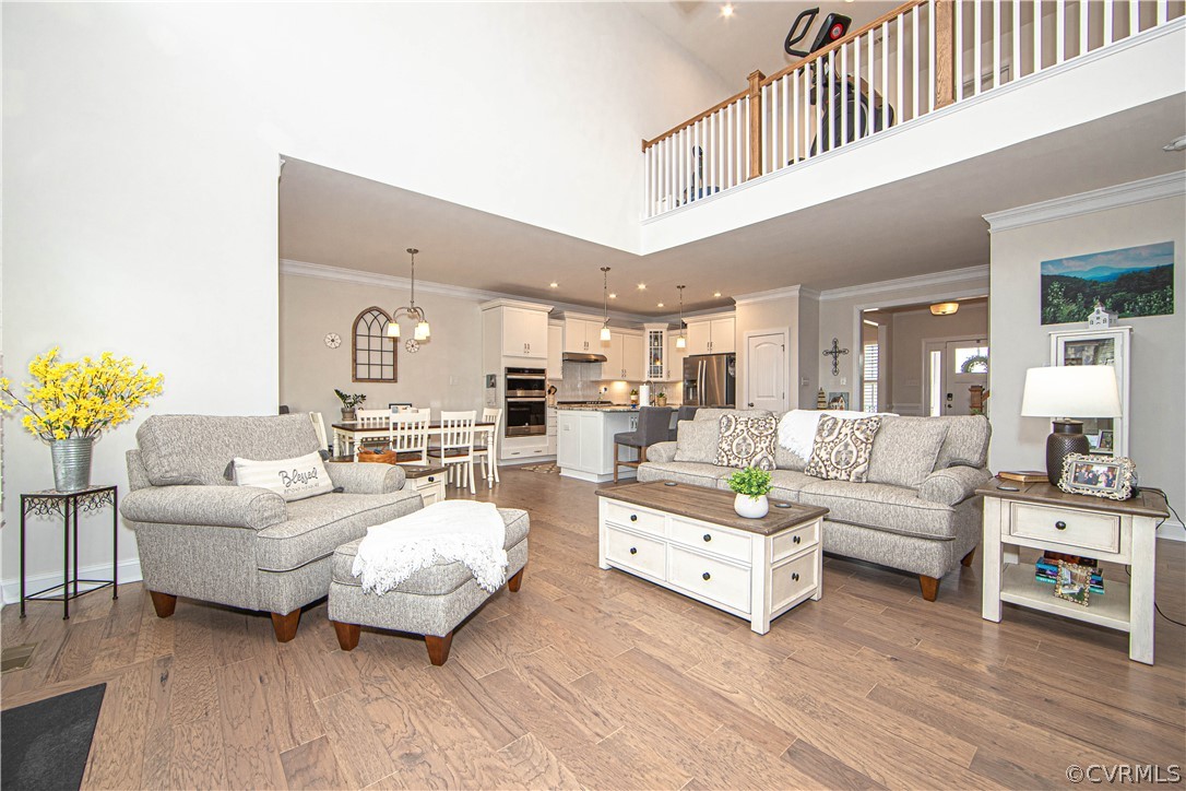 Large 2 story family room