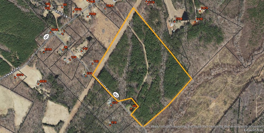 80 acre site on Tabscott Rd.