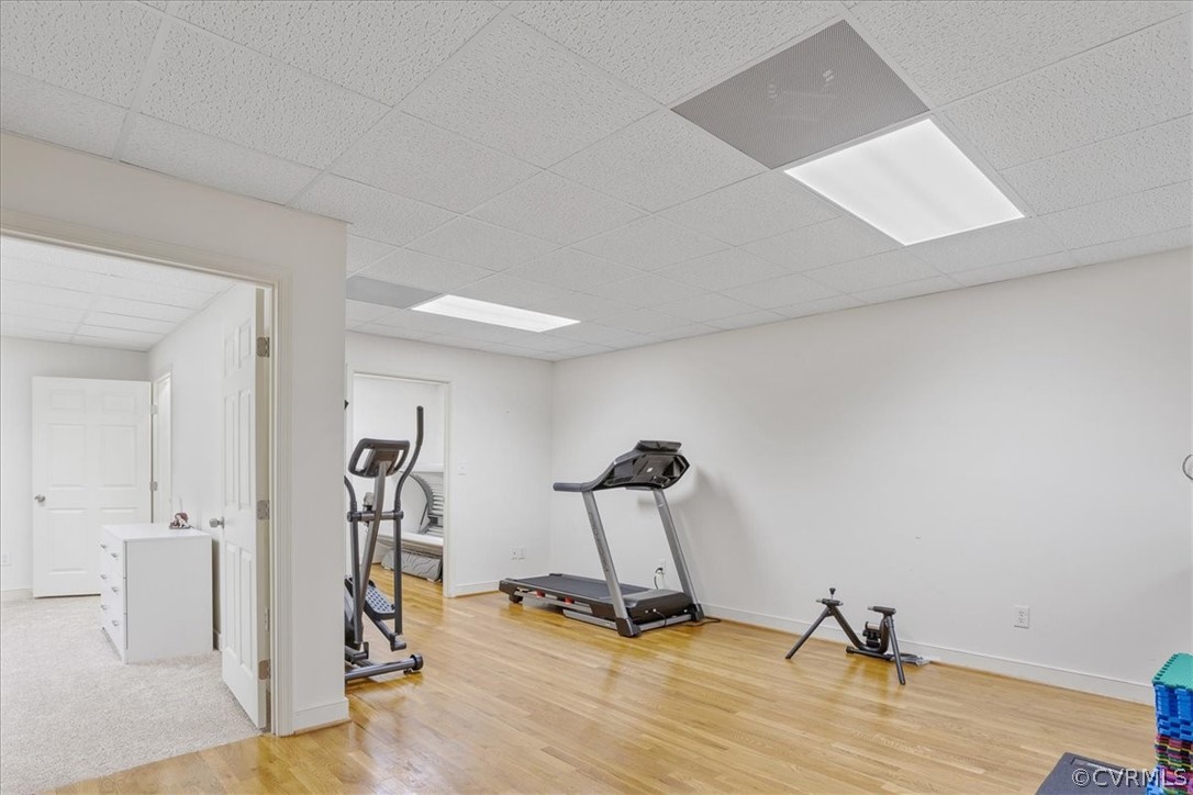 Here is ANOTHER room, this is currently use as an exercise area... what would you use this for?