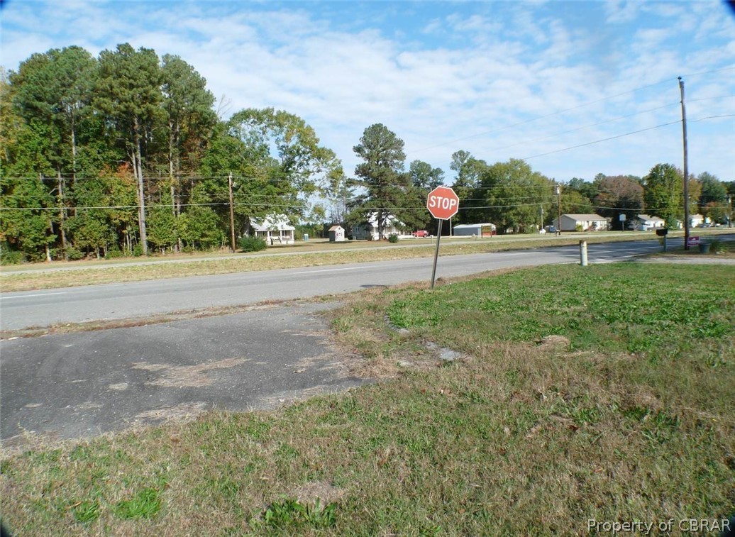 View of the VDOT required entrance
