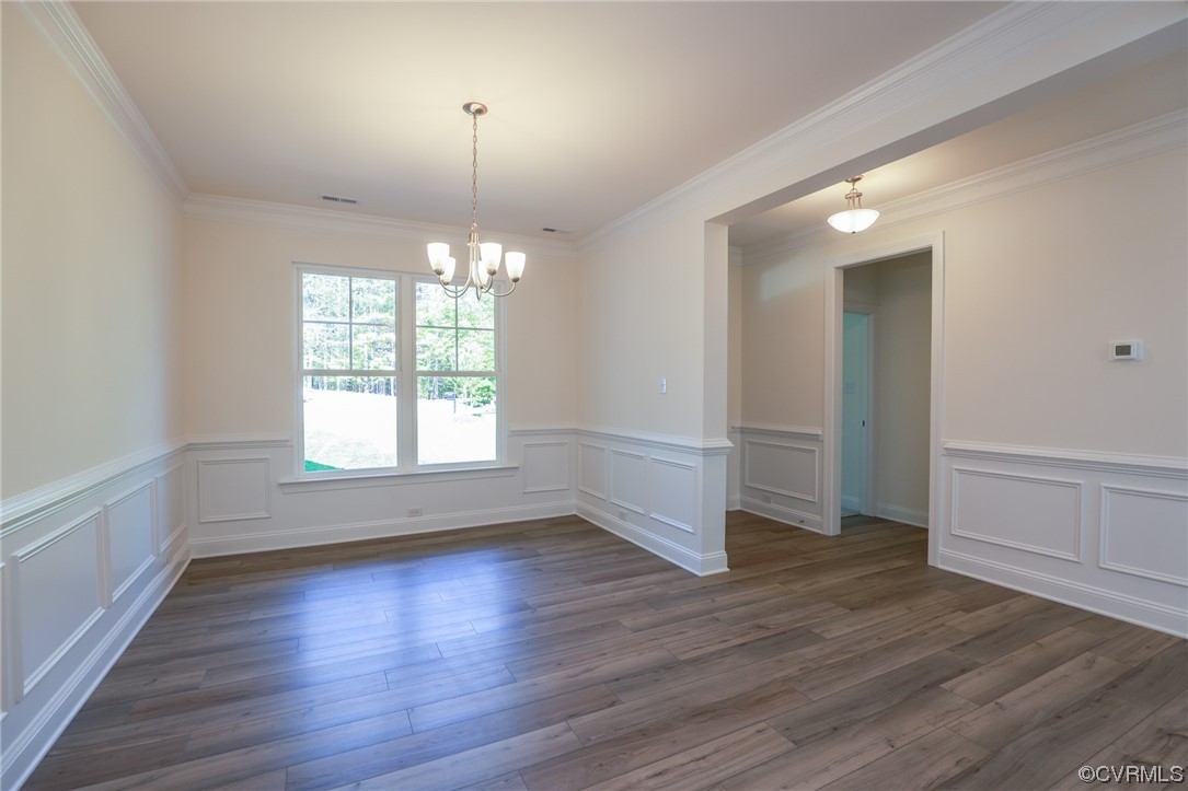 As you step inside you’ll be greeted by the formal dining room w/ EVP flooring directly off of the foyer.