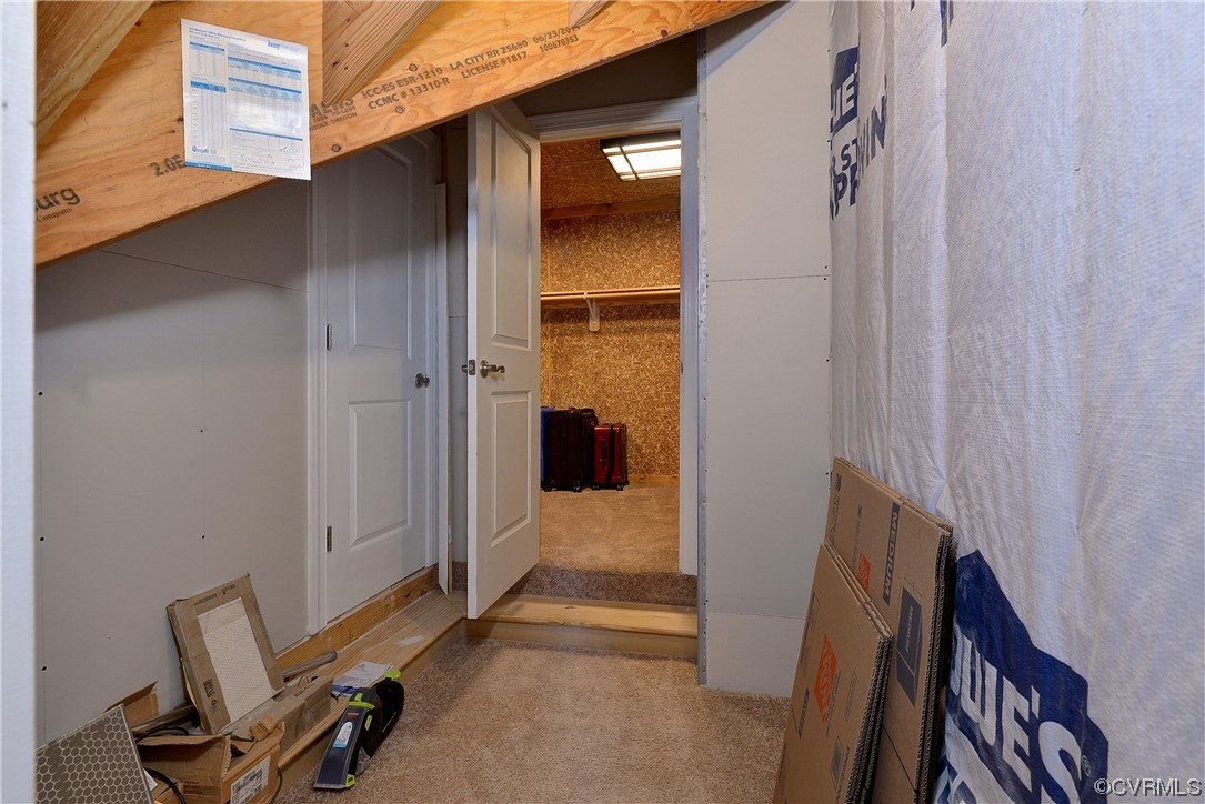 Don’t miss the walk-in attic, hardwood floors throughout the first floor, epoxy-finished garage floor, whole house surge protector and water filtration system.