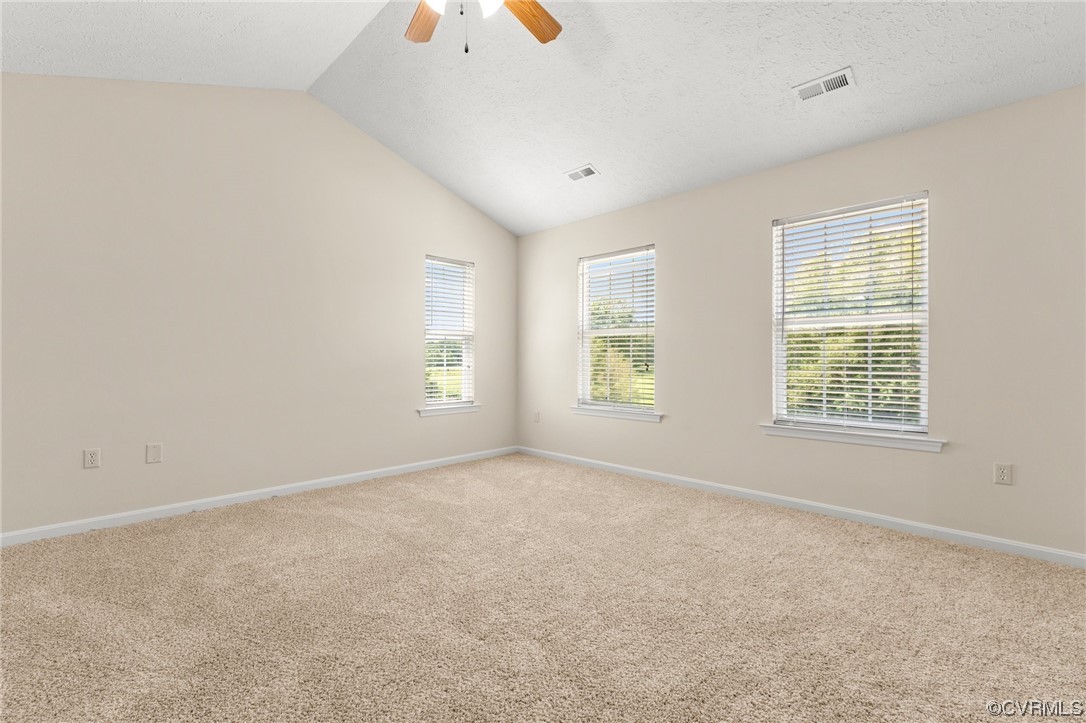 Spacious, freshly painted, new carpet, vaulted ceiling, ceiling fan & Master Bath.