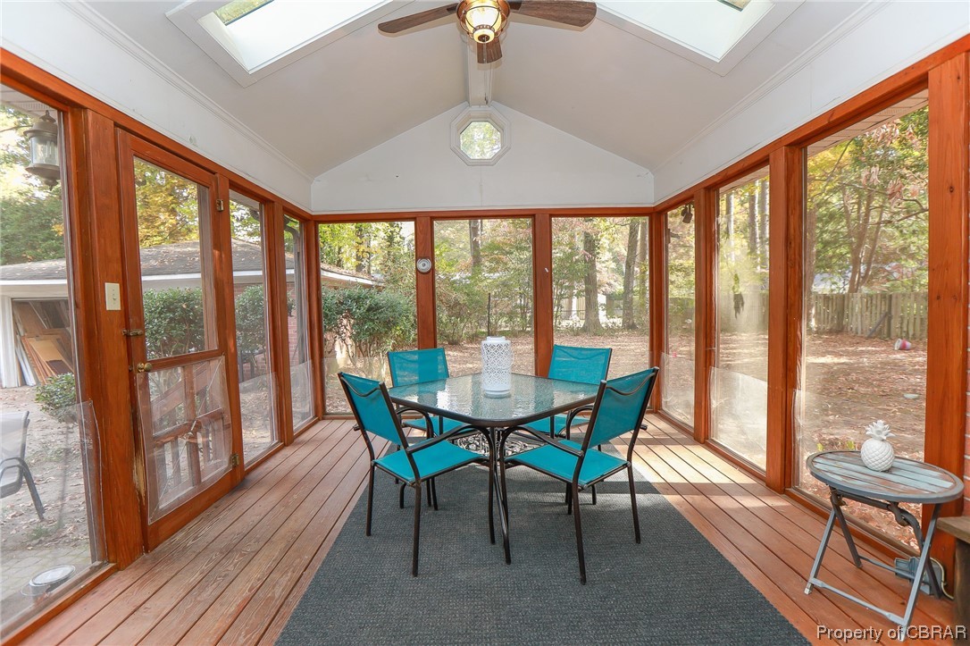 3 sided Screened-In Porch allows for air to pass through maximizing the breeze!