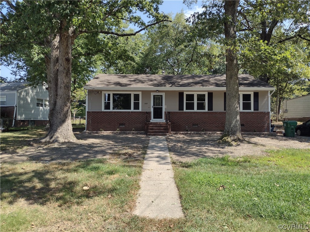 Fully Renovated Single story home featuring - front lawn