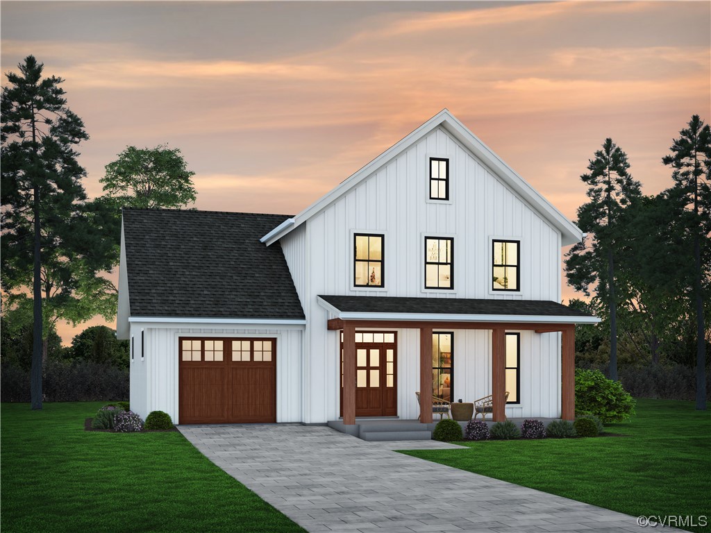 Conceptual - Modern Farmhouse Front
