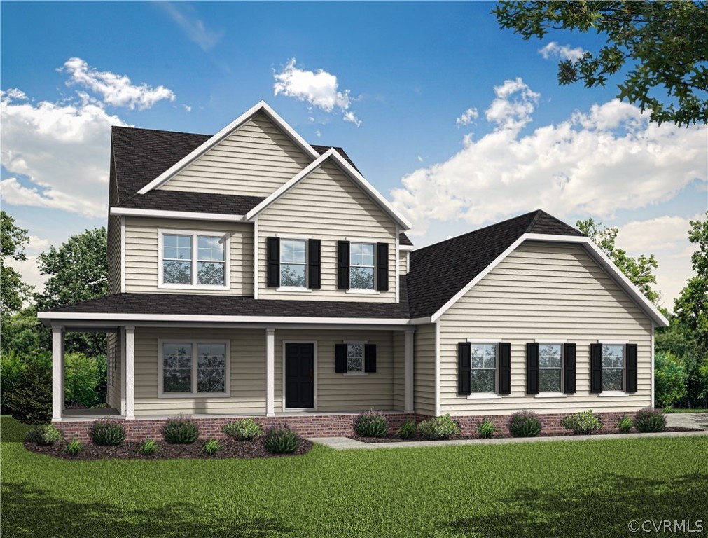 Optional European Elevation with front porch