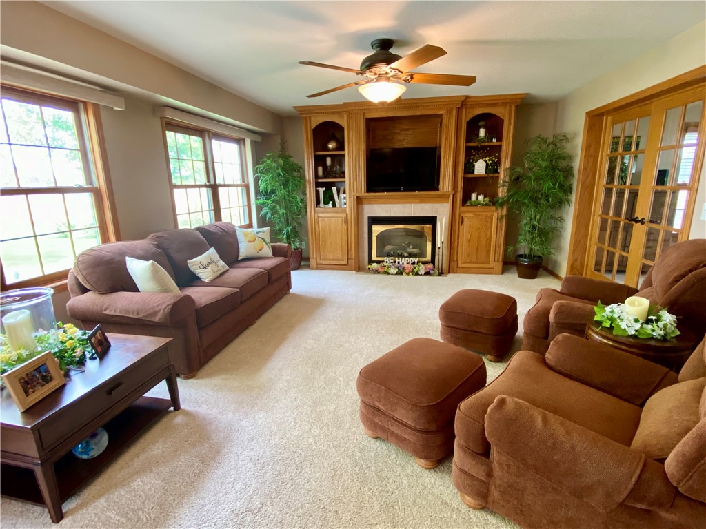 Main Floor Family Room with fireplace