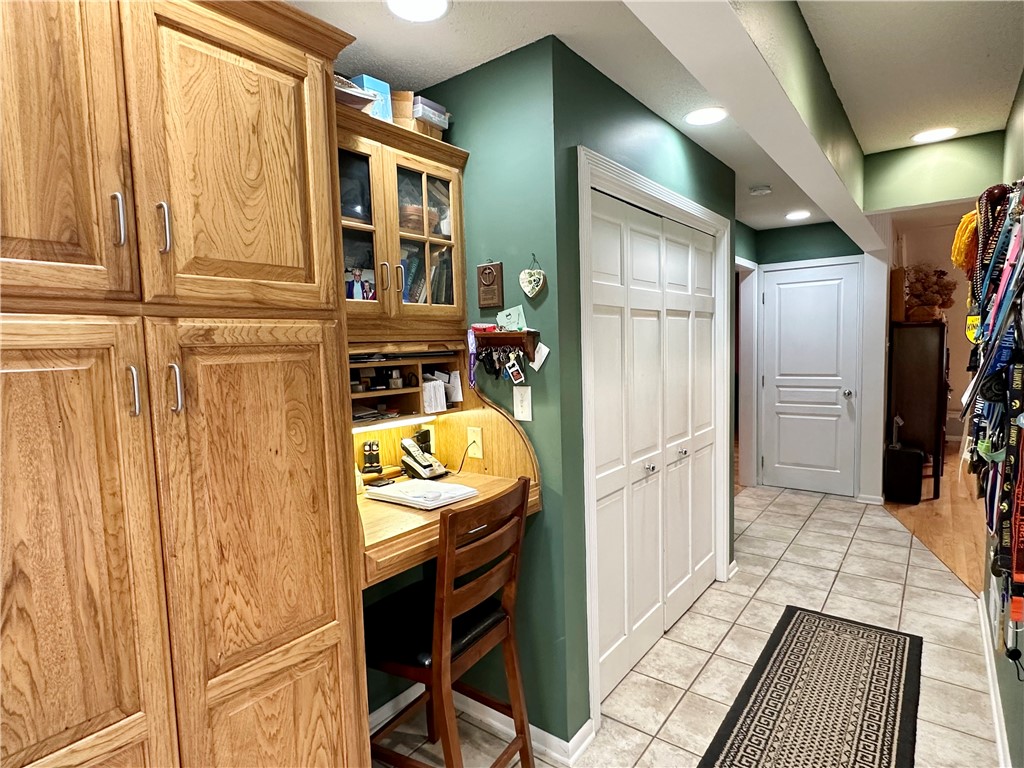 Pantry and desk area