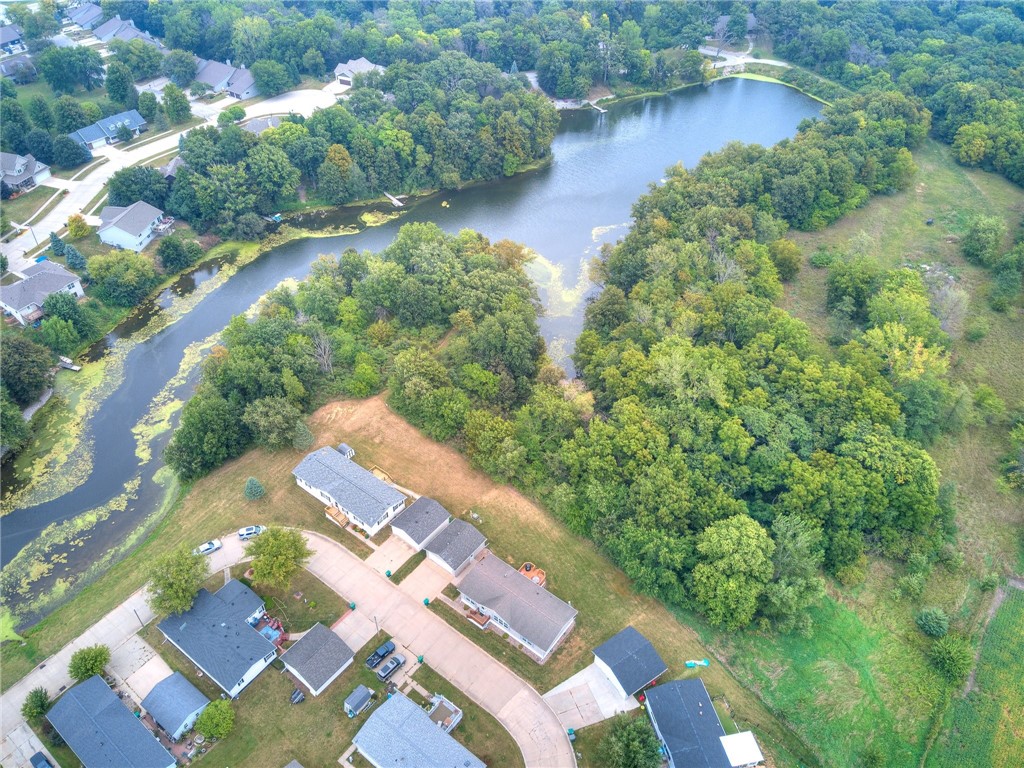 View of the entire lot from the drone!