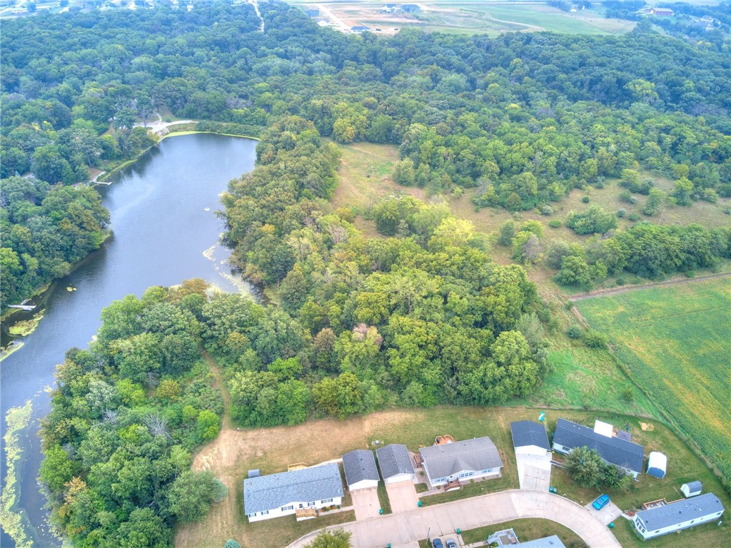View of the entire lot from the drone!