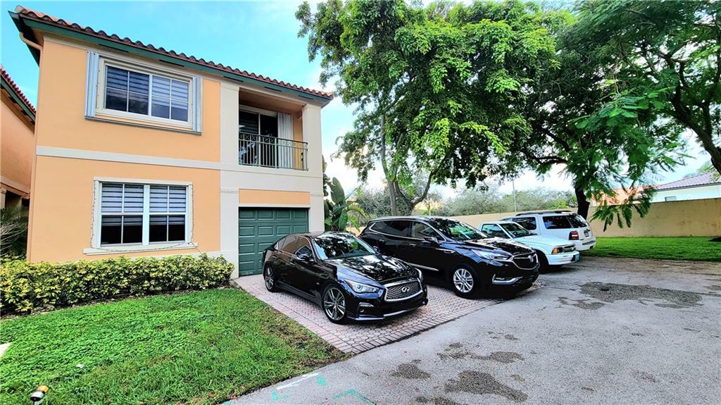 This Private Corner Townhome brings all the space allowable to make this dwelling your very own, in sought out Miami Lakes for working professionals. This home Boasts 1 Large Master Bedroom with huge Lounge area with 3 remaining spacious bedrooms, 3 Full baths, and an enclosed backyard for get together’s. The interior of the home is immaculate, with Porcelain Flooring downstairs, Brand New Kitchen with Extra Large Refrigerator all are stainless steel appliances, All New Zebra Blinds, along with Laminate Flooring on the second floor. The community has a Pool and Lounge area, visitor’s parking, all within a gated community. Minutes to all Major Highways, Fine Dining and Shopping. This gated community has an HOA, and application process that will take 15 days requiring a Beckon score of 675+.