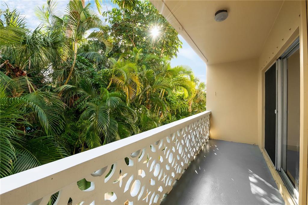 Private Balcony with Garden Views