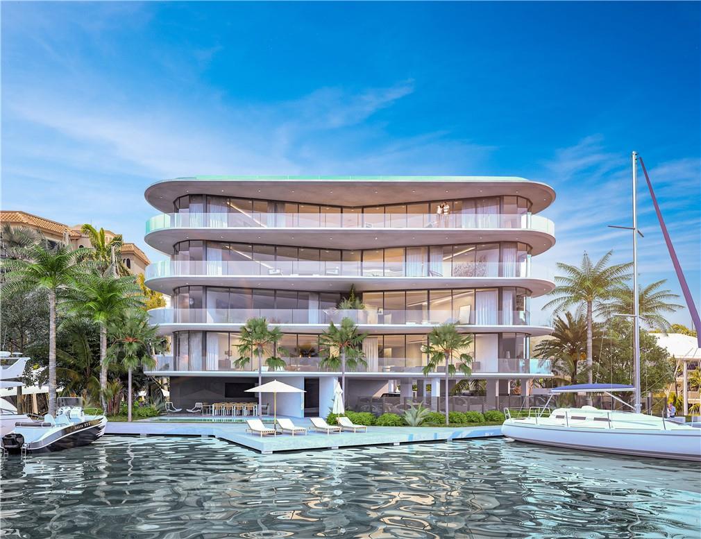 Las Olas residence with outstanding water views.