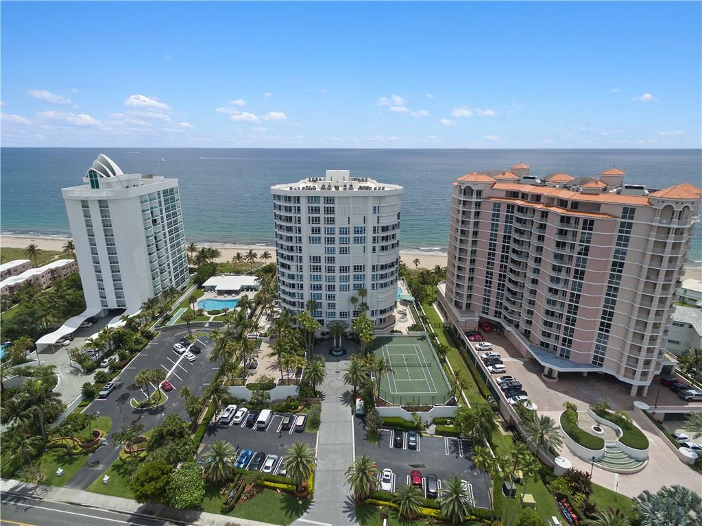 LUXURY OCEAN FRONT CONDOMINIUM. UNOBSTRUCTED NORTHEAST DIRECT OCEANVIEWS AND CITY VIEWS.  Over 3000 sq ft. 2 balconies.  FANTASTIC FLOOR PLAN. 3 spacious Bedrooms and 3 full Baths. Many built-ins.  Convenient and comfortable bar/entertainment area.  TENNIS COURTS, HEATED POOL, GYM, BILLARDS ROOM AND BEACH ACCESS . 2 Deeded parking spaces .  All furniture and fixtures included.   Newly renovated Lobby and common areas.