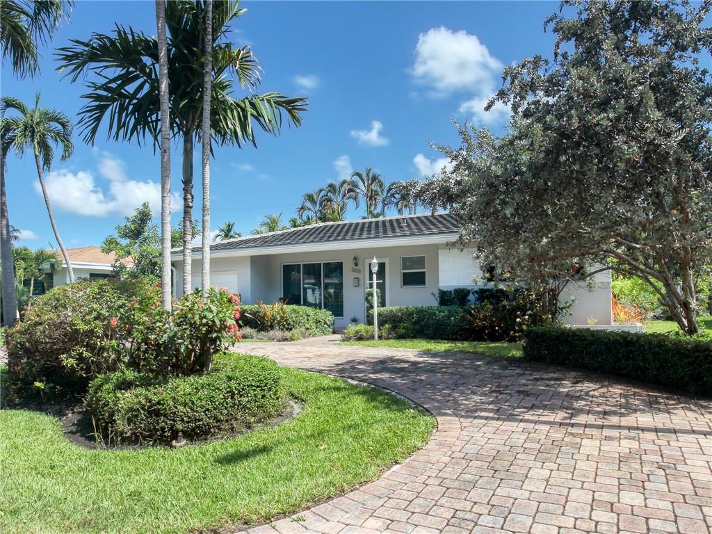 The best East Wilton Manors location! This 3/2 single family home has granite counter tops & hardwood cabinets in kitchen & large walk-in pantry. Split bedrooms with tile floors & carpet in 3rd bedroom. Most of the 1 car garage converted to a laundry/utility room which measures 19'x11' could be a 4th bedroom if AC is added. Hurricane shutters &/or impact glass windows & doors for all openings. Roof & AC less than 4 years old. Circular paver driveway & large, fenced back yard with plenty of room for a pool. Some updating in both bathrooms. This great east side location is close to Starbucks, Storks Bakery & Manor Lanes Bowling Alley. All offers must me on "As Is" contract.