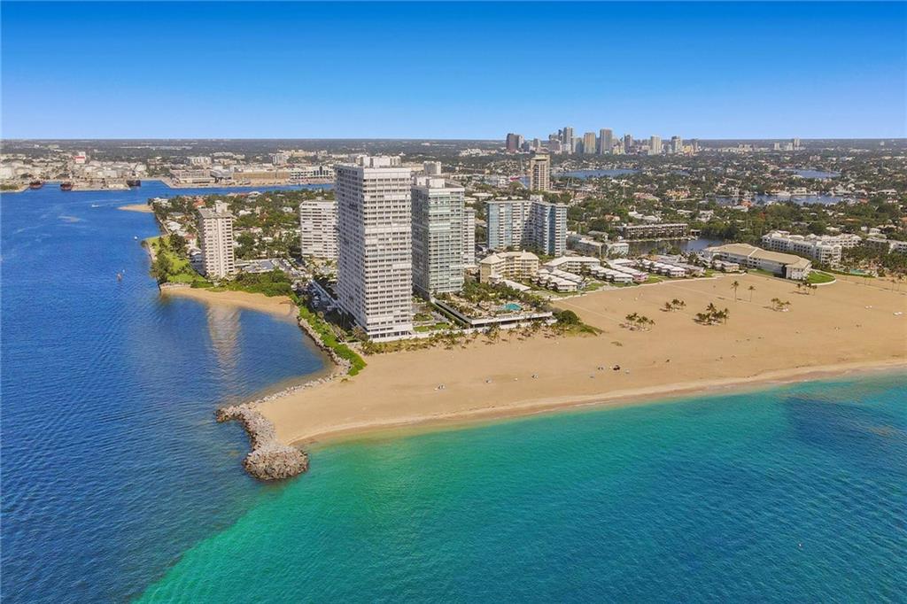 Extremely rare opportunity to own both units on the west end at Point of Americas I. These combined units offer 24th Floor coastal views to the south and north, plus all of the cruise activity in Port Everglades and gorgeous downtown City views.  Complete wrap around balcony. Design your dream layout. Over 3,000 square feet to work with. The building offers top notch amenities.  Beach access with cabanas, picnic tables, grills, Immaculate gym and Private rooms.  Restaurant on site.  Access to two pools.  24-hour security.  2 covered parking spots.