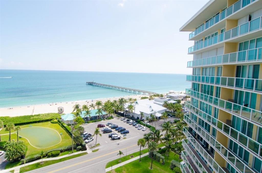 Spectacular Direct Ocean Views from this Renovated Premium 15th Floor Unit in the Most Sought After Building In Deerfield Beach. Great Investment Opportunity With Excellent Tenant In Place Until May. Glass Balcony Extends the Entire Length of the Living Space, With Views of The Ocean From Each Room! Brand New Hurricane Impact Windows & Doors Have Been Ordered! Tile Throughout, Crown Molding, Stainless Steel Appliances & Updated Kitchen.  Tiara East Offers a 24 Hour Front Desk Attendant, Fitness Room, Oceanfront Clubhouse With Kitchen Facilities, Heated Pool, Private Beach Access, BBQs, Putting Green & More.  Tiara East is Located Across from the International Fishing Pier, JB's On the Beach, Oceans 234 & Many Other Eating & Entertainment Options.
