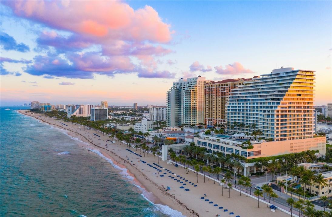 PRICED FOR IMMEDIATE SALE! Enjoy the finest in luxury living at the prestigious Ritz Carlton Private Residences. Spectacular panoramic direct oceanfront views greet you upon entry to this spacious unit. Over 1800 SF of living space, 2 bedrooms, 2.5 baths, custom-built finishes and wood flooring throughout. The Chef’s kitchen with distinct blue granite counters and high-end SS appliances, makes entertaining a dream. Located on the 18th floor, directly above the resort-style pool, the private balcony spans its entirety allowing for endless beachfront and ocean vistas from both inside and out. Offering the gold standard in luxury amenities with gym, spa, upscale dining, concierge service, 2 parking spaces. Close to shopping and dining on renowned Las Olas Blvd. and FTL Int’l Airport.