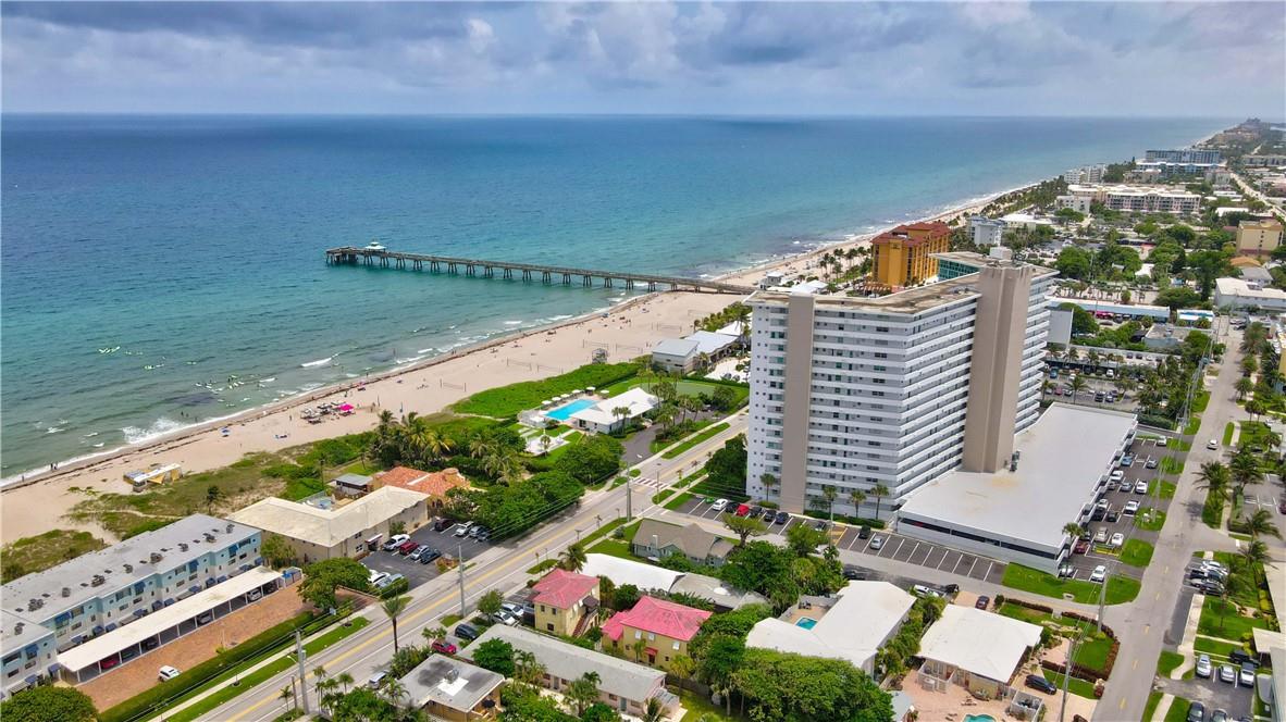 LOCATION, LOCATION, LOCATION!!! WELCOME TO THIS AMAZING OCEANFRONT RESORT LIFESTYLE CONDO! LOCATED IN THE CENTER OF THIS NEWLY RENOVATED LUXURY HIGH RISE ON DEERFIELD BEACH. AMENITIES INCLUDE ON-SITE MANAGEMENT AND DEEDED COVERED GARAGE PARKING SPACE. THIS UNIT IS QUIET, TOTALLY RENOVATED INCLUDES NEW STAINLESS APPLIANCES. HIGH IMPACT DOORS AND WINDOWS, UPGRADED A/C, BEAUTIFULLY RENOVATED PRIVATE BEACH CABANA CLUB ON THE SAND, TWO KITCHENS, BATHROOMS, SHOWERS, POOL TABLE, BIG SCREEN TV, PRIVATE BEACH ACCESS, OLYMPIC SIZE POOL, NEW BBQS IN OUTDOOR KITCHEN. ADDITIONAL AMENITIES: STORAGE, EXERCISE ROOM, LIBRARY, WI-FI IN COMMON AREAS, CONCRETE RESTORATION 40 & 50 YEAR RECERTIFICATION COMPLETED!!SHORT WALKING DISTANCE TO SHOPS, RESTAURANTS, NIGHTLIFE, AND DEERFIELD BEACH FISHING PIER.