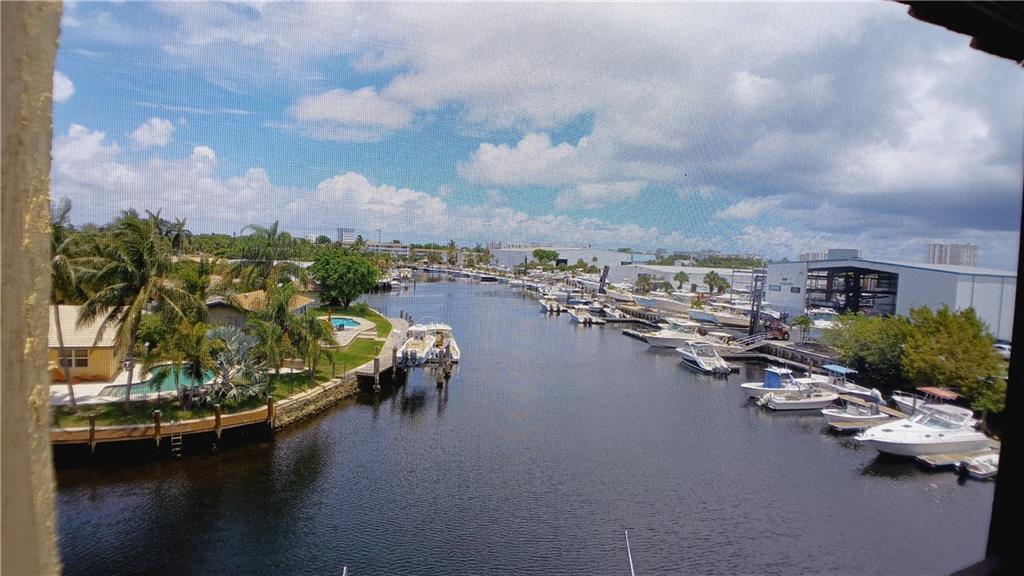 WOW!!!  This fully remodeled 2 bedroom, 2 bathroom, top floor waterfront condo is sure to please all who enter. Updates include a remodeled kitchen, granite counter tops, stainless steel appliances, 2 beautifully remodeled bathrooms with Jacuzzi tub in master, Hunter Douglas window treatments, hurricane shutters, impact windows, and laminate floor throughout. This active community boasts amenities such as 24 hour manned security, function hall, billiard room, car service, card room, putting green, barbeque area, heated pool, hot tub, sauna, exercise room, etc.
Walking distance to the newly redesigned Pompano Beach Fishing Pier,  beaches, shopping, golfing and dining.
