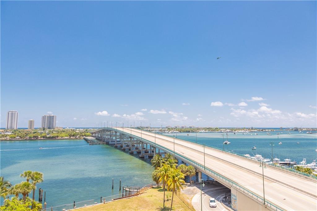 Absolutely stunning 3 BR / 3 full bathrooms with powder room. This unit has some of the best Intracoastal views in Palm Beach County. Enjoy your coffee or evening cocktails on your private balcony overlooking the Intracostal Waterway & ocean. This beautiful condo is move-in ready condition and features a spacious kitchen open to dining room and living room, large master bedroom with walk-in closets and spa-like bathroom and large guest rooms. Marina Grande is centrally located w/ resort style amenities, including garage parking, heated pool, jacuzzi, tennis & pickleball court, bbq grills, community room, valet parking, fitness center, & more.