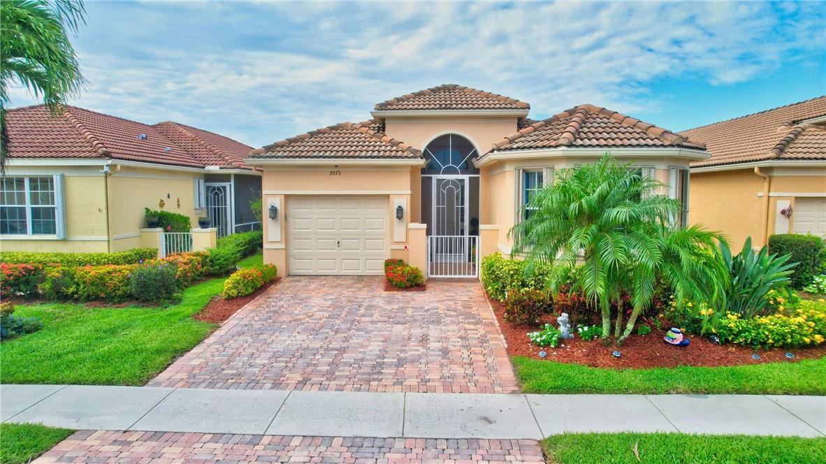 Welcome to your tranquil waterfront retreat in Delray Beach's desirable 55+ Vizcaya community. This charming 2-bed, 2-bath home features a versatile office/den. With a serene lake view, screened lanai, and a host of desirable amenities, this home offers life at its finest.

Step inside and experience the light-filled open layout with high ceilings, a kitchen with recently replaced appliances, 42" cabinets, and breakfast bar, as well as a primary suite with wood floors, walk-in closet and en-suite bathroom.

The gated community features a resort-style pool, spa, fitness center, tennis courts, and ball room. Lawn maintenance and 24-hour security also included. Located on Atlantic Avenue, enjoy the short ride to dining, shopping, entertainment, beaches, and beautiful downtown Delray.