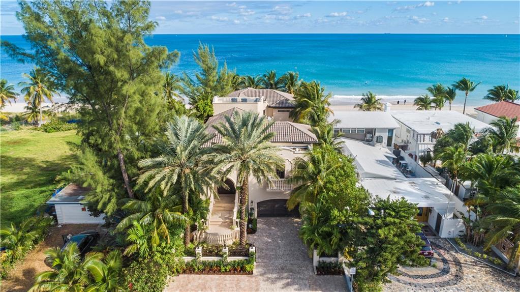 Lauderdale Mansion, recently updated, is 1 of just 3 'toes in the sand' oceanfront Estates in the Ft Ldl area. Magnificent ocean views from all common areas & master suite. Three outside entertainment areas: pool w/ lounges & bistro dining, large dining for 16 outside family room w/ BBQ, & private sunning area w/ 4 lounges. Four upstairs guest suites overlook pool & have private patios; 3 have partial ocean view. Two dining areas inside & kitchen bar seating. Enjoy a pvt chef create meals & delight your palate while dining on the patio overlooking the sea. This Luxury home is your 5 star resort. Whether enjoying a BBQ, building sandcastles, or a ping pong game, it's a great place to make memories. Walk 2 houses of worship. Min Rental 7 nites; Mnthly Discounts; All rates + 13% tax & clean Please confirm availability AND RATES with Listing Agent by TEXT or phone call. This home functions as a Vacation Rental & is highly requested. Rates are very FLUID (based on supply & demand). Holiday weeks are significantly higher. As of November 4th CHRISTMAS 2021 (Checking in anytime between Dec 15 and 19 and checking out Dec 26 is avail @ $47,500) Rates Nov 6 - Nov 16 $25k/week - or $5,000/nite-4 nite min Nov 17 - Nov 28 $35k/week Nov 28 - Dec 14 $35k/week - or $5,000/nite-4 nite min Dec 15 - Dec 26 $47,500/week - note per 7 nites Dec 26 - Jan 3 $55k/week - per 7 nites Jan 3 - Jan 15 $40k/week Jan 16 - Jan 30 $45k/week - Month of Jan $142,500 Jan 31 - April 8 $40k/week monthly $145,000 Apr 9 - Apr 24 $55k/week - per 7 nites April 25 - June30 $35k/week Additional Fees: Housekeeping is $900 EXIT Clean for 10 guests for up to 10 nights 11 or more guests will be based on how many guests and length of stay. If guest is having an event, additional cleaning charge. **** BY THE WAY -- If you have an owner who wants to rent their home out as a vacation rental and THIS IS NOT SOMETHING YOU WANT TO DO -- WE PAY YOU 5% ON EVERY SINGLE RENTAL ON THE HOME FOR AS LONG AS WE MANAGE IT. AND, SHOULD THEY DECIDE TO SELL THE PROPERTY -- WE REFER THEM BACK TO YOU. The average home generates 'mailbox' money to our referral partners (you -- the Realtor) of approx $10 - $15k per year. We have over 21 years experience in this Luxury Vacation Rental Market and a system which allows the owner to make a good profit -- our management fees are 10 percent below the market and we can assist your client in making their home vacation renter friendly. Reach out to the Listing Agent and ask for our brochure & more details.