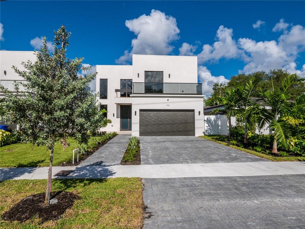 This ultra luxury custom built 2 story contemporary masterpiece sets a new standard of high end living in Victoria Park.  3,657  sq ft under air with 4 spacious bedrooms, 4 1/2 bathrooms.  First floor has an open concept showcasing a chef's kitchen, living & dining room overlooking private landscaped backyard with salt water pool & covered patio. 1 bedroom down with cabana bathroom, powder room & 2 car garage.  Enjoy your backyard view also from your master balcony. Master bath includes double sink floating vanity, soaking tub and dual head shower.  Second floor has additional bonus room that can be used as den/office/media room and laundry room. High ceilings & impact windows fill the house with natural sunlight. Floating staircase. No HOA's. Estimated completion by May 2022.