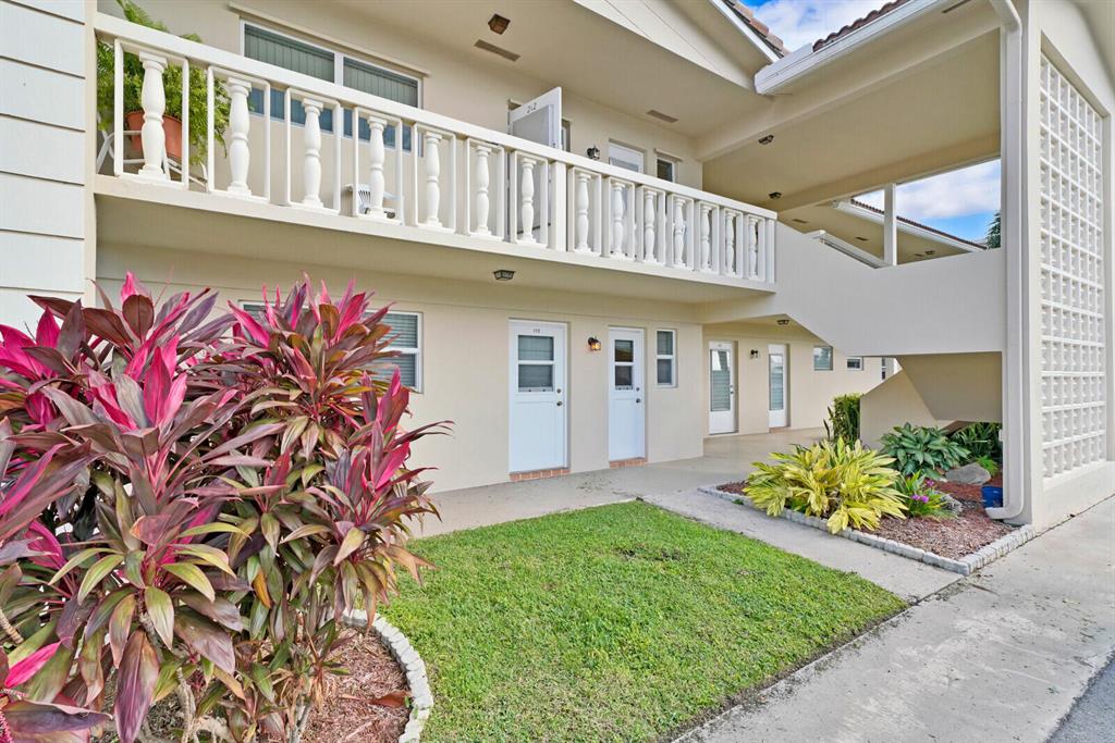 Fantastic 2 bedroom and 1 bathroom condo located in Lighthouse Point. Perfect 1st floor - corner unit location within walking distance to community pool. Spacious family room and large screened patio area. One assigned parking spot directly outside the unit. All windows hurricane impact glass. Being sold furnished! Active 55+ community.