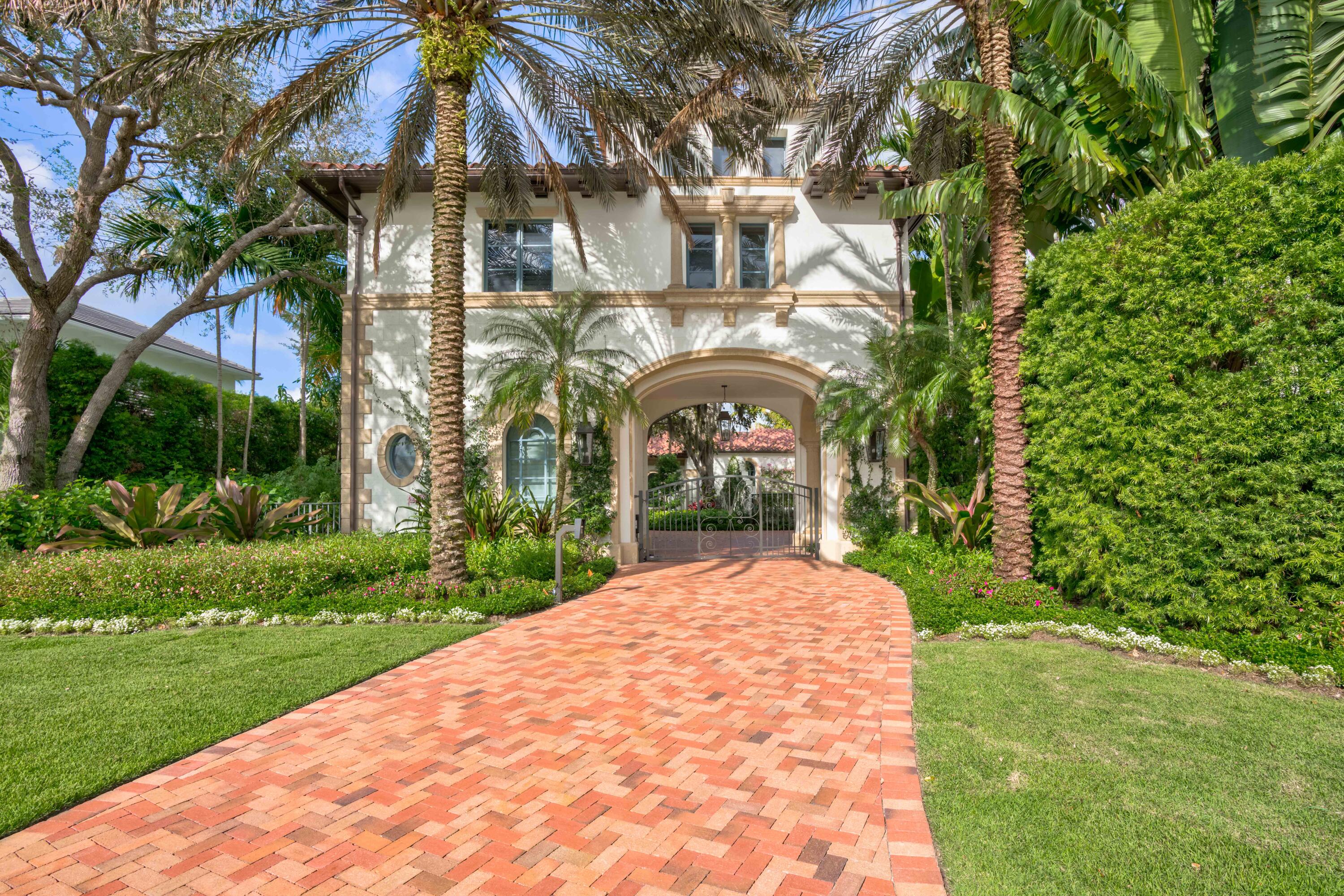 To see is to believe... 11759 Elina Ct is a stunning, private custom gated estate in the exclusive Old Palm Golf Club. A 12,000+ sf home with 6 beds, 5.2 baths, and a 2 bedroom guest house are situated on the best lot in the community providing the most expansive view of the 9th hole Raymond Floyd designed course and elegant clubhouse.This home has gone under an extensive renovation and has been transformed into a current aesthetic beauty while maintaining its original European charm. All-new features include: landscaping and outdoor lighting, bathrooms, French oak flooring, decorative lighting, Lutron lighting package, AV and electrical system, pool, updated summer kitchen, installed phantom screens, garage flooring, and a security system. These are just a small taste of what has been